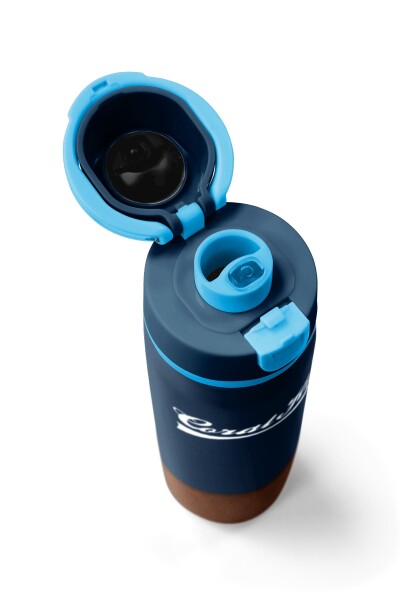 Coral High Lacivert Kahverengi Pipetli ve Direkt İçim Çelik Termos 800 ml 38514 - 7