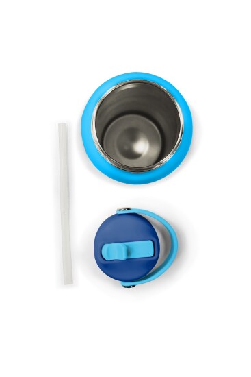 Coral High Lacivert Mavi Astronot Desenli Katlanır Ağızlıklı Çelik Termos 650 ml 38389 - 6