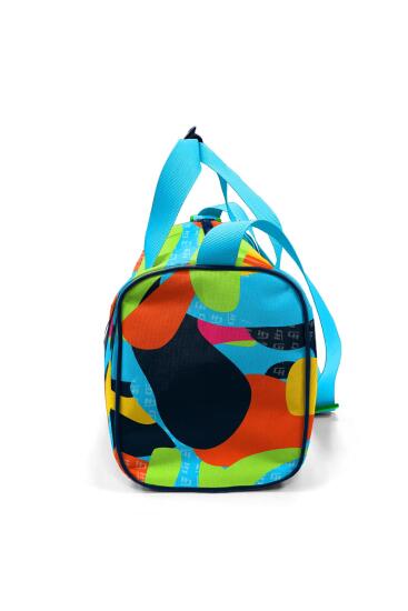 Coral High Lacivert Mavi Graffiti Desenli Spor Çantası 27524 - 9