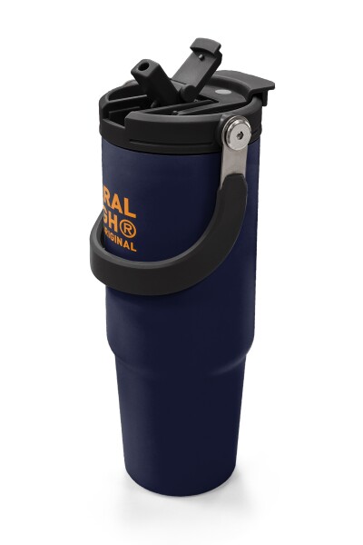 Coral High Lacivert Pipetli ve Direkt İçim Çelik Termos 900 ml 38760 - 2