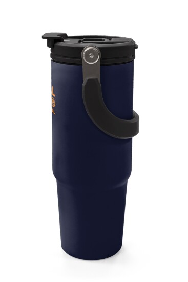 Coral High Lacivert Pipetli ve Direkt İçim Çelik Termos 900 ml 38760 - 5