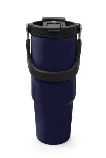 Coral High Lacivert Pipetli ve Direkt İçim Çelik Termos 900 ml 38760 - 7