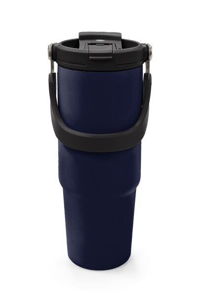 Coral High Lacivert Pipetli ve Direkt İçim Çelik Termos 900 ml 38760 - 7