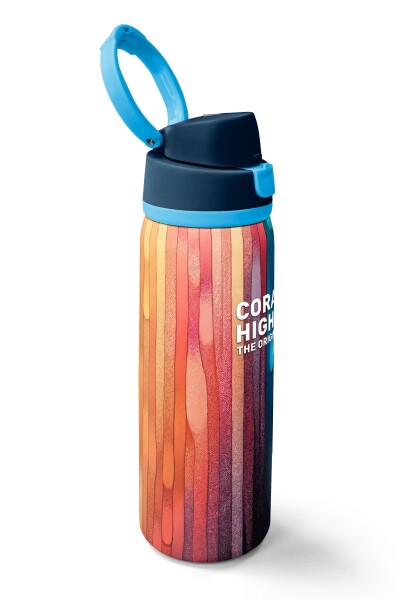 Coral High Lacivert Renkli Pipetli ve Direkt İçim Çelik Termos 800 ml 38550 - 2