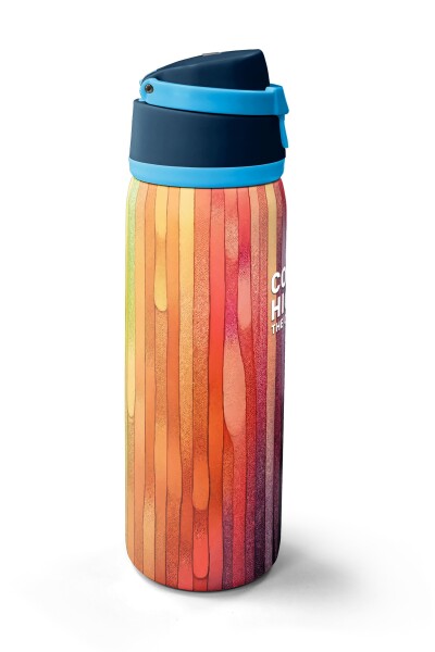 Coral High Lacivert Renkli Pipetli ve Direkt İçim Çelik Termos 800 ml 38550 - 4