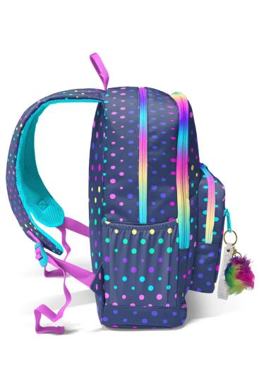 Coral High Lacivert Renkli Puantiyeli Okul Sırt Çantası 23672 - 5