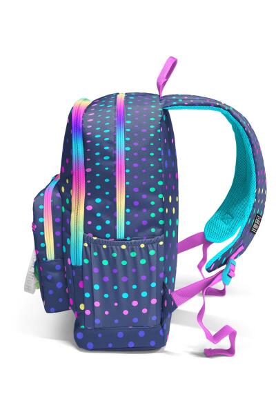Coral High Lacivert Renkli Puantiyeli Okul Sırt Çantası 23672 - 8