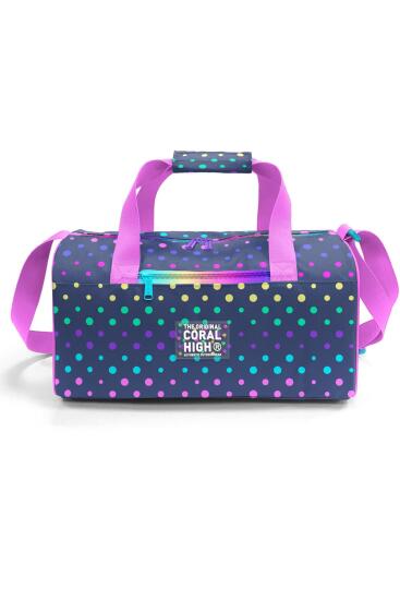 Coral High Lacivert Renkli Puantiyeli Spor Çantası 27528 - 2
