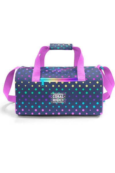 Coral High Lacivert Renkli Puantiyeli Spor Çantası 27528 - 2