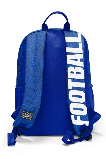 Coral High Lacivert Saks Futbol Desenli 3’lü Okul Çanta Seti SET0123697 - 4