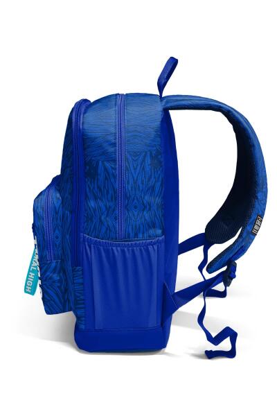 Coral High Lacivert Saks Futbol Desenli Okul Sırt Çantası 23697 - 9