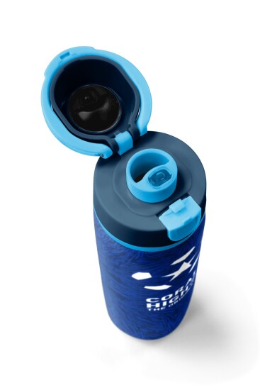 Coral High Lacivert Saks Futbol Desenli Pipetli ve Direkt İçim Çelik Termos 800 ml 38557 - 7