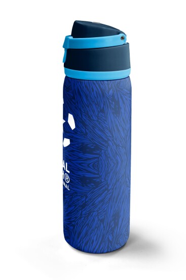 Coral High Lacivert Saks Futbol Desenli Pipetli ve Direkt İçim Çelik Termos 800 ml 38557 - 5