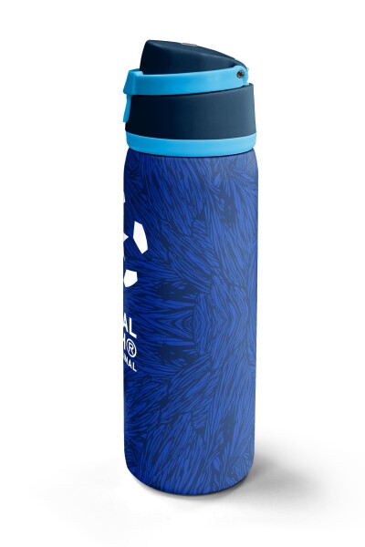 Coral High Lacivert Saks Futbol Desenli Pipetli ve Direkt İçim Çelik Termos 800 ml 38557 - 5