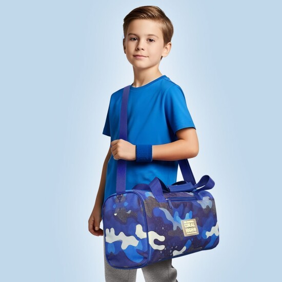 Coral High Lacivert Saks Kamuflaj Desenli Spor Çantası 27534 - 4