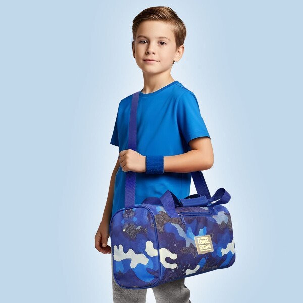 Coral High Lacivert Saks Kamuflaj Desenli Spor Çantası 27534 - 4