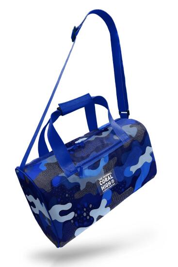 Coral High Lacivert Saks Kamuflaj Desenli Spor Çantası 27534 - 8