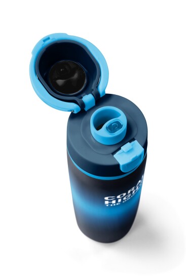 Coral High Lacivert Siyah Renkli Pipetli ve Direkt İçim Çelik Termos 800 ml 38560 - 7