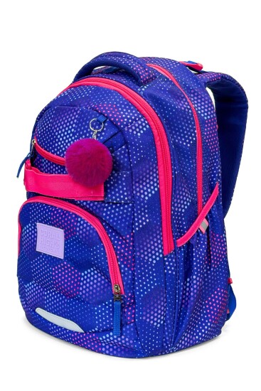 Coral High Lavanta Renkli Dört Bölmeli Okul Sırt Çantası 24435 - 2