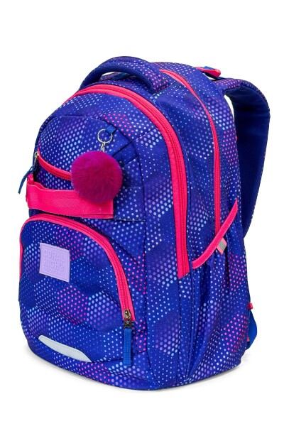 Coral High Lavanta Renkli Dört Bölmeli Okul Sırt Çantası 24435 - 2