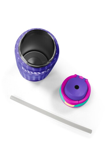 Coral High Lavanta Renkli Pipetli ve Direkt İçim Çelik Termos 800 ml 38563 - 8