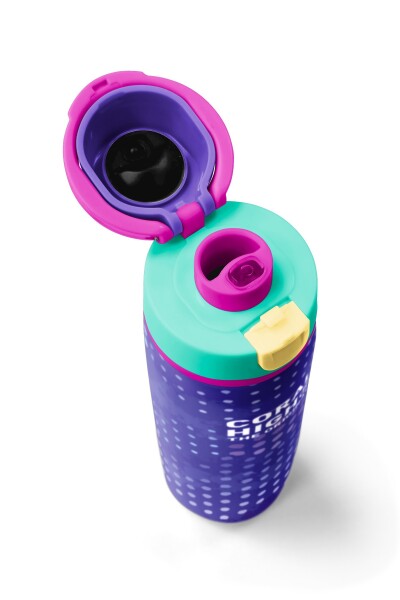 Coral High Lavanta Renkli Pipetli ve Direkt İçim Çelik Termos 800 ml 38563 - 7