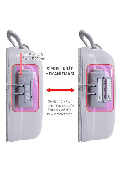 Coral High Leopar Desenli Omuz Askılı PC Makyaj Çantası 16898 - 9