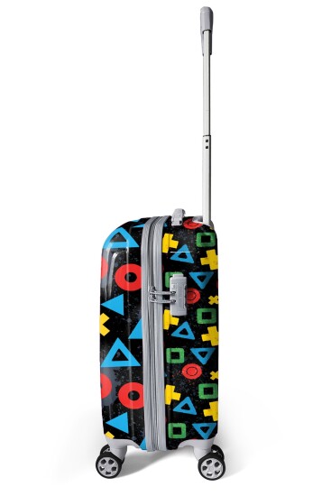 Coral High Let's Play Desenli Kabin Boy Valiz (50cm) 16559 - 5