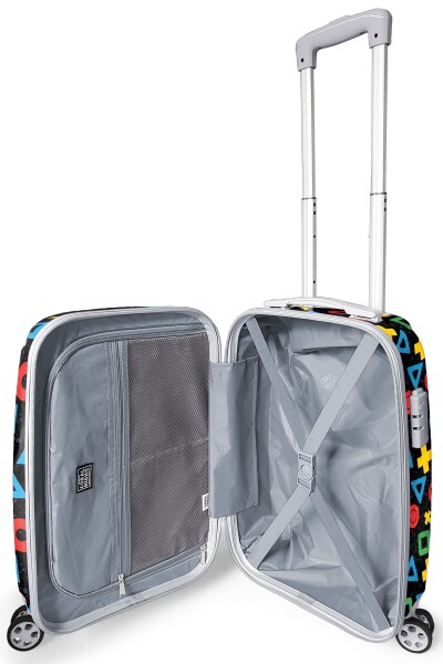 Coral High Let's Play Desenli Kabin Boy Valiz (50cm) 16559 - 2