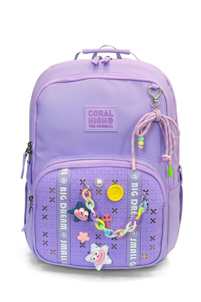 Coral High Lila Detaylı Okul Sırt Çantası 24405 - 1