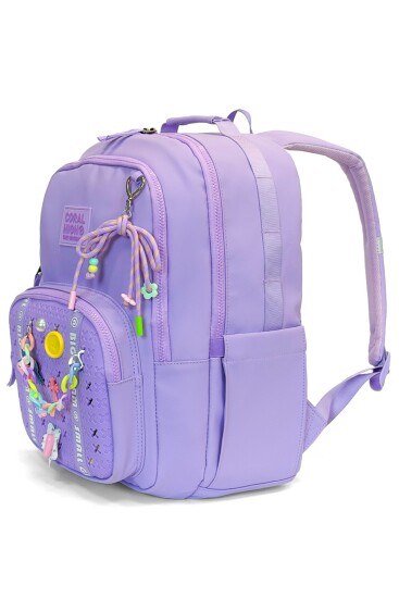 Coral High Lila Detaylı Okul Sırt Çantası 24405 - 2