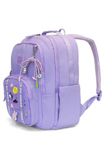 Coral High Lila Detaylı Okul Sırt Çantası 24405 - 2