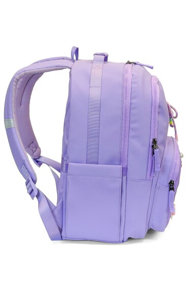 Coral High Lila Detaylı Okul Sırt Çantası 24405 - 5