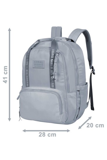 Coral High Lila Pembe Okul Sırt Çantası 24415 - 7