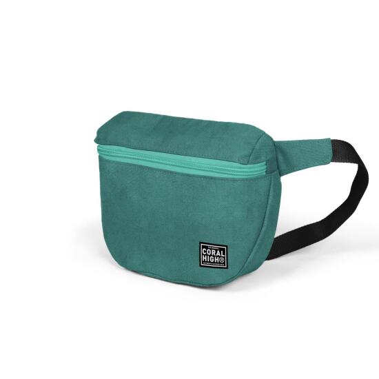 Coral High Turkuaz Suni Deri Bel Çantası 22658 