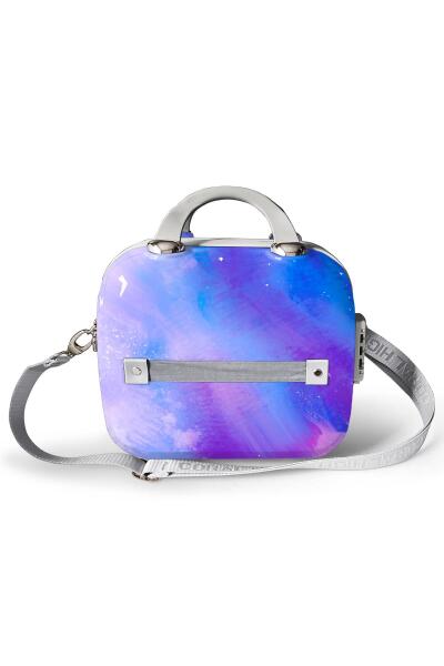 Coral High Renkli Desenli Omuz Askılı PC Makyaj Çantası 16839 - 5