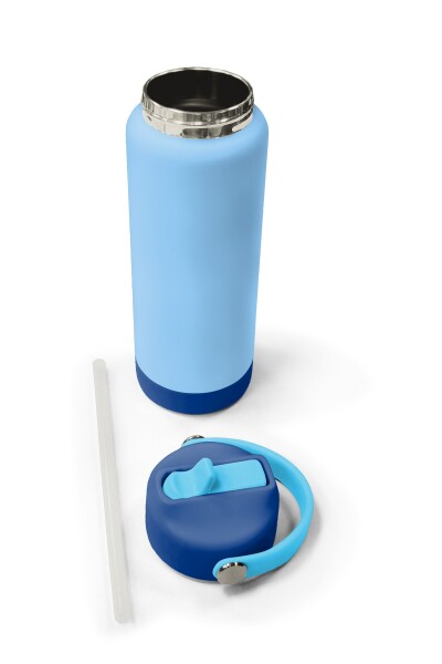 Coral High Mavi Katlanır Ağızlıklı Çelik Termos 650 ml 38399 - 5