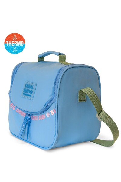 Coral High Mavi Pembe Thermo Beslenme Çantası 27414 - 1