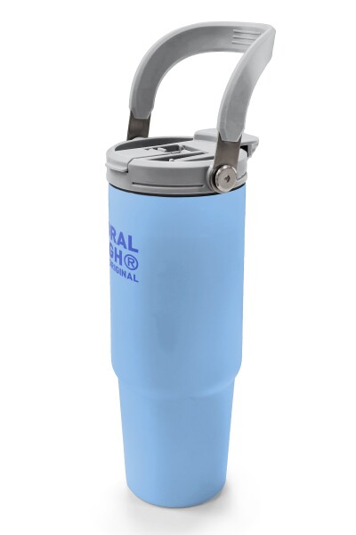 Coral High Mavi Pipetli ve Direkt İçim Çelik Termos 900 ml 38754 - 4