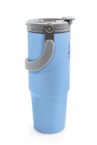 Coral High Mavi Pipetli ve Direkt İçim Çelik Termos 900 ml 38754 - 6