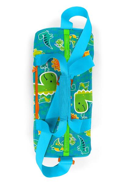 Coral High Mavi Yeşil Dinozor Desenli Spor Çantası 27537 - 4