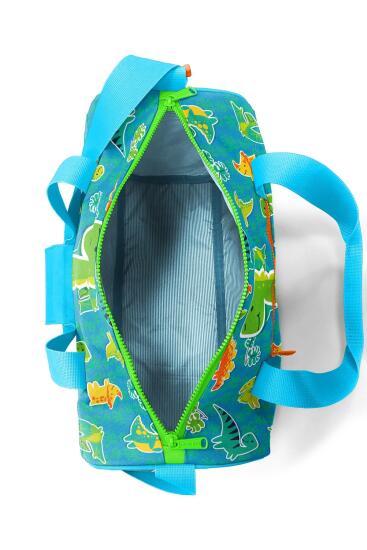 Coral High Mavi Yeşil Dinozor Desenli Spor Çantası 27537 - 6