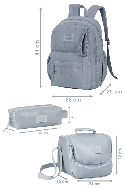 Coral High Mercan 3'lü Okul Çanta Seti SET0124418 - 5
