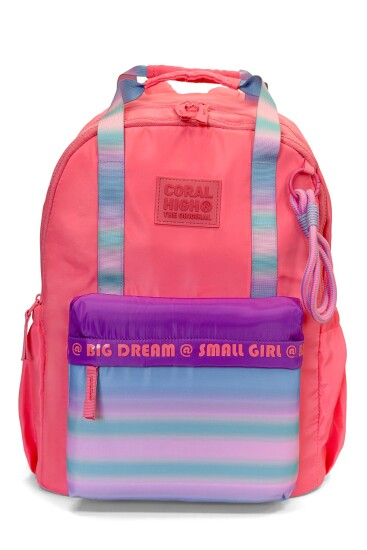 Coral High Mercan Mor Okul Sırt Çantası 24428 