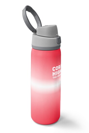 Coral High Mercan Renkli Pipetli ve Direkt İçim Çelik Termos 800 ml 38561 - 2