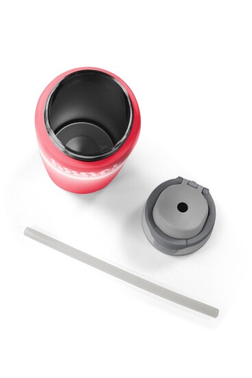 Coral High Mercan Renkli Pipetli ve Direkt İçim Çelik Termos 800 ml 38561 - 8