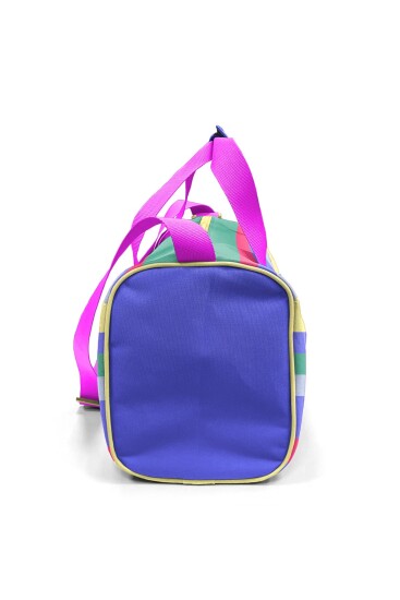 Coral High Milka Gri Sarı Çizgi Desenli Spor Çantası 27543 - 8