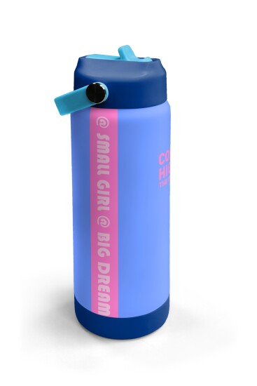 Coral High Milka Pembe Katlanır Ağızlıklı Çelik Termos 650 ml 38346 - 3