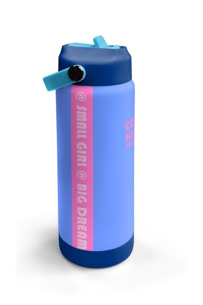 Coral High Milka Pembe Katlanır Ağızlıklı Çelik Termos 650 ml 38346 - 3