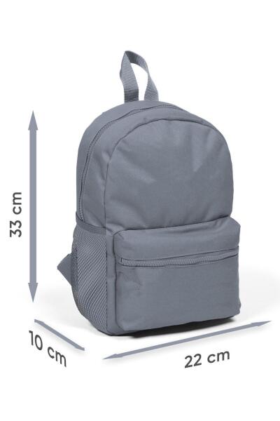 Minik Yuva Sırt Çantası Lacivert Pembe Unicorn Desenli İki Bölmeli 23334 - 5